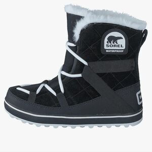 Sorel Women's Glacy Explorer Shortie Snow Boot With Faux Fur Size 5.5